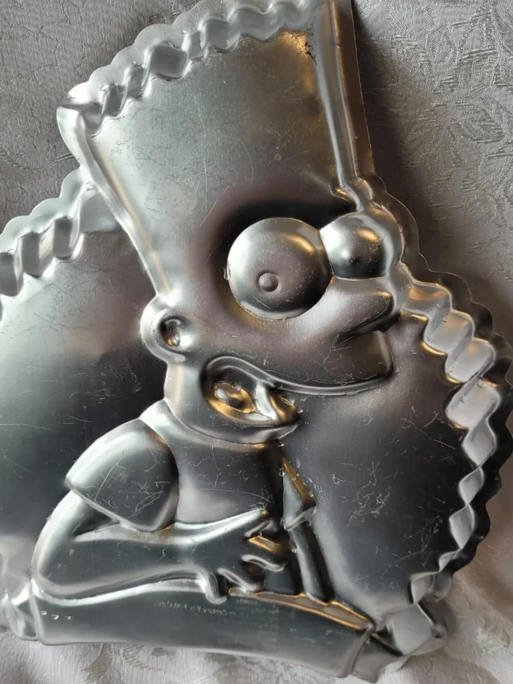 Vintage Wilton Cake Pan Simpsons Bart Happy Birthday Cake Pan retro Cartoon 1990